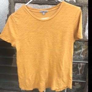Mustard Yellow Charlotte Russe T-Shirt Size Small